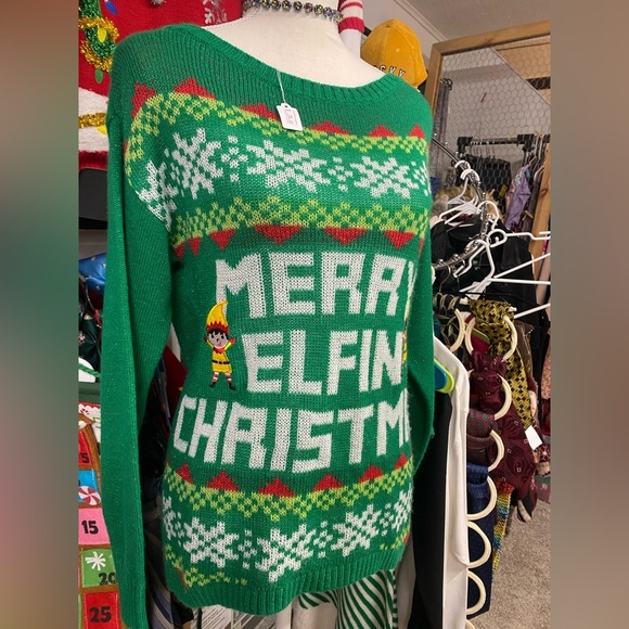 Kristal Kobe Merry Christmas Sweater - Picture 2 of 5